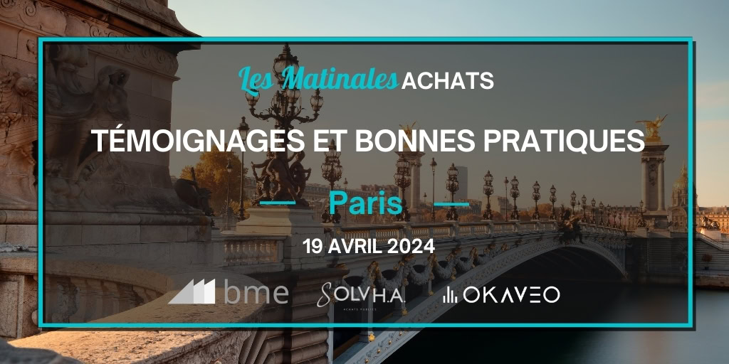 LA MATINALE ACHATS DE PARIS, VENDREDI 19 AVRIL DE 9h00 A 12H30