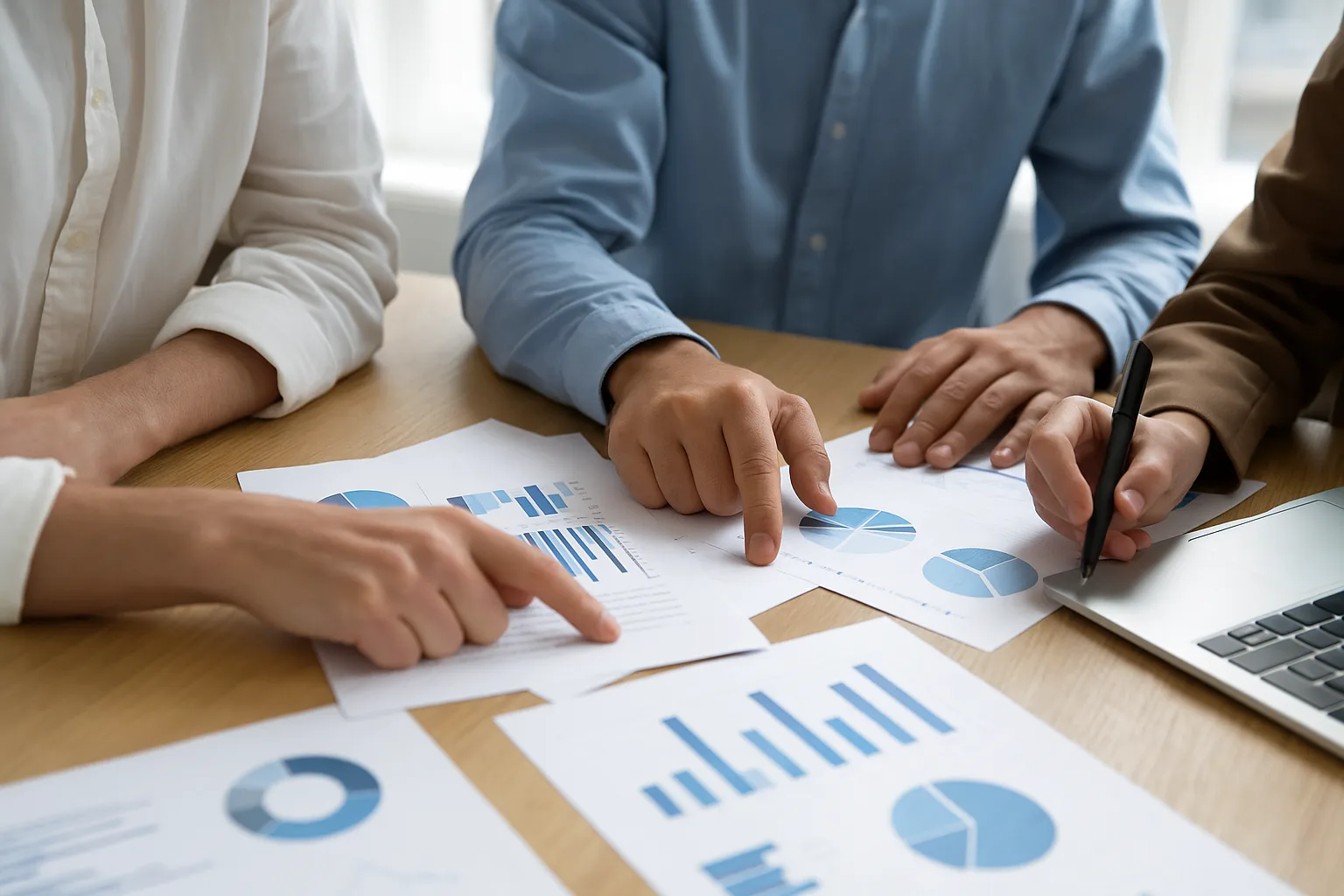 Graphiques d'étude pour évaluer la performance d'une organisation achats